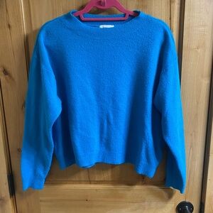 H&M Vibrant Blue Crew Neck Sweater
